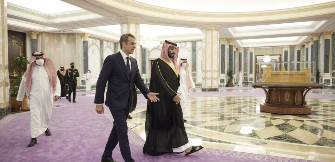 Τις προοπτικές των σχέσεων Ελλάδας-Σαουδικής Αραβίας συζήτησαν Μητσοτάκης-Μπιν Σαλμάν