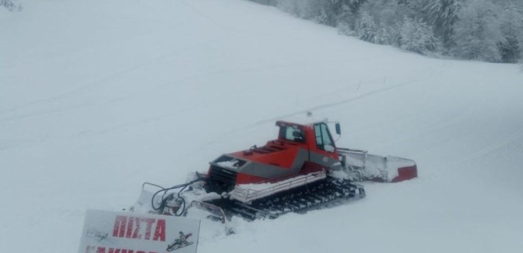 Ελατοχώρι: Έτοιμο το χιονοδρομικό κέντρο με 80 πόντους φρέσκο χιόνι
