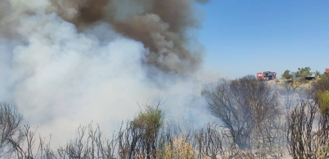 Κατασβέστηκε η φωτιά στο Ζευγολατιό Κορινθίας - Κανονικά τα δρομολόγια του προαστιακού