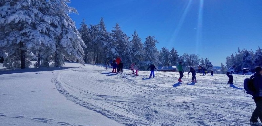 Τα πρώτα χιόνια έφεραν και τους πρώτους επισκέπτες στο χιονοδρομικό κέντρο του Λαϊλιά (βίντεο)