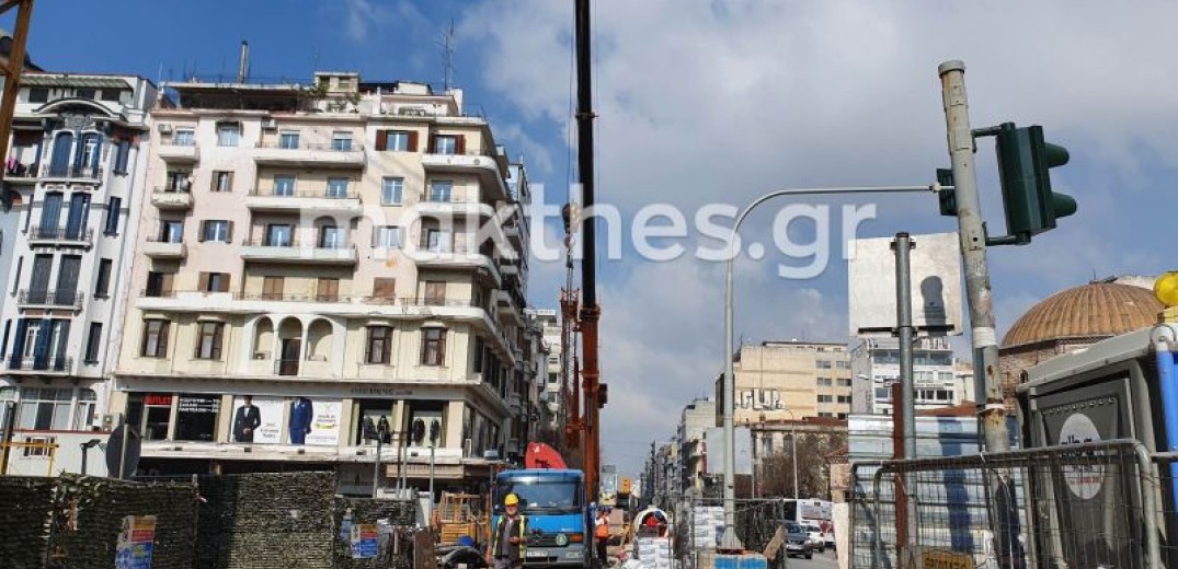 Θεσσαλονίκη: Κλειστό από σήμερα τμήμα της οδού Βενιζέλου λόγω έργων για το Μετρό