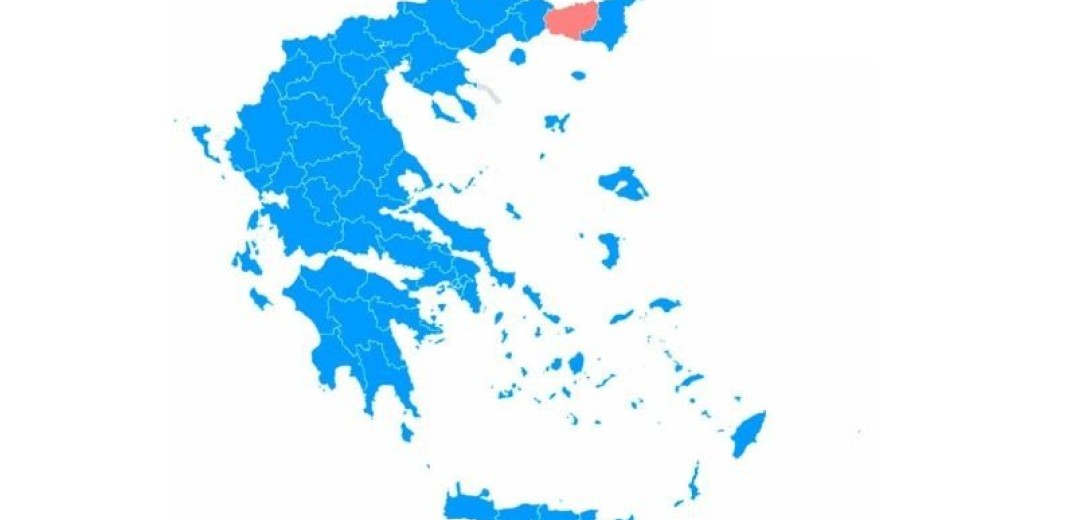 Εκλογές 2023: H απόλυτη κυριαρχία της Νέας Δημοκρατίας - Βάφτηκε μπλε όλος ο χάρτης