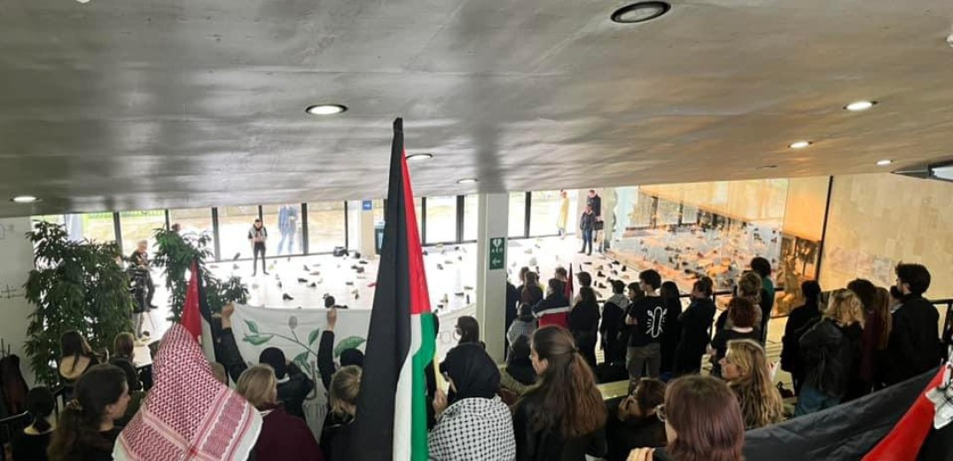 Βέλγιο: Κατάληψη στο πανεπιστήμιο της Γάνδης υπέρ των Παλαιστινίων και υπέρ της πράσινης μετάβασης (βίντεο)