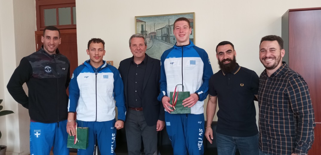 Χαλκιδική: Στον Δήμαρχο Πολυγύρου οι αθλητές Taekwondo, που συμμετείχαν στο Πανευρωπαϊκό Πρωτάθλημα