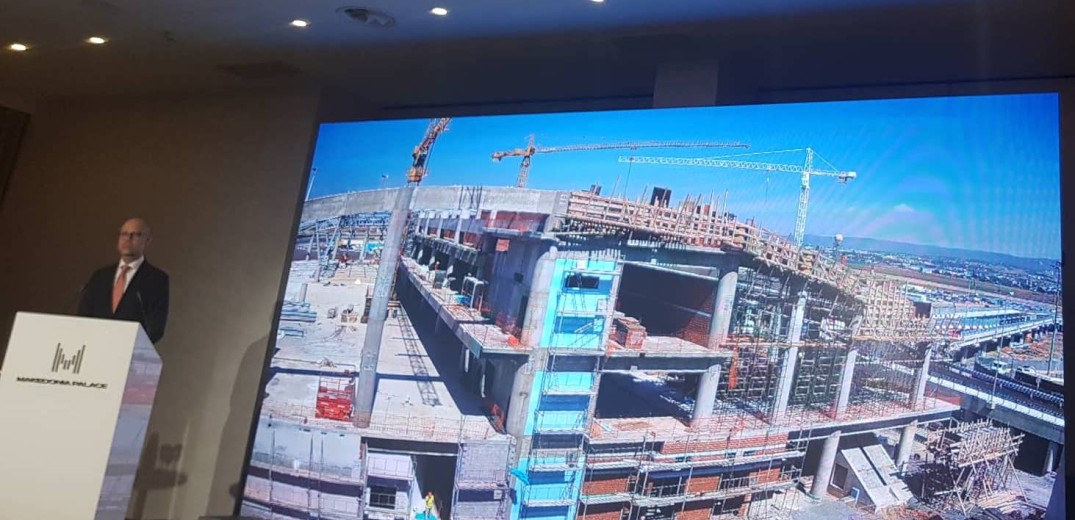 Πώς προχωρά η κατασκευή του επιβατικού σταθμού στο αεροδρόμιο &quot;Μακεδονία&quot; (time lapse video)
