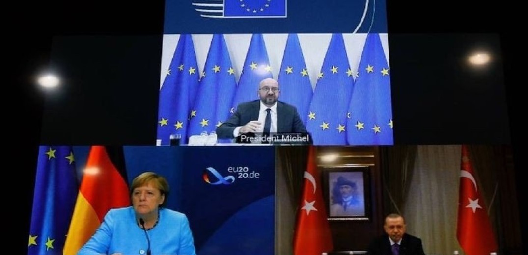 Τηλεδιάσκεψη Μισέλ-Μέρκελ-Ερντογάν στο πλαίσιο της προετοιμασίας της Συνόδου Κορυφής
